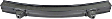 2007 Ford Explorer Sport Trac - 3-Piece Kit Front Bumper Reinforcement, Steel,  Includes (2) Bumper Bracket and (1) Bumper Reinforcement
