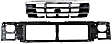 2-Piece Kit, Grille Painted Gray, Includes (1) Grille and (1) Header Panel