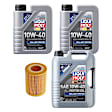 KIT-070224-030 4-Piece Kit Semi-Synthetic Motor Oil, 4-Piece Kit, Genuine BMW, Includes (3) Motor Oil and (1) Oil Filter
