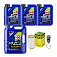KIT-070224-064 7-Piece Kit Synthetic Motor Oil, 7-Piece Kit, Genuine Mercedes Benz, Includes (1) Oil Drain Plug, (4) Motor Oil, (1) Oil Filter and (1) Oil Drain Plug Gasket