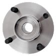 2-Wheel Set Front Wheel Hub, 4 Lugs, With Bearing, Includes (2) Wheel Bearing and (2) Wheel Hub
