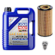 KIT-070224-081 3-Piece Kit Synthetic Motor Oil, 5 Liters, 3-Piece Kit, Genuine Audi, Volkswagen, Includes (1) Oil Filter, (1) Motor Oil and (1) Oil Drain Plug