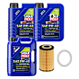 KIT-070224-095 6-Piece Kit Synthetic Motor Oil, 6-Piece Kit, Genuine Audi, Includes (1) Oil Filter, (3) Motor Oil, (1) Oil Drain Plug and (1) Oil Drain Plug Gasket