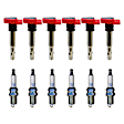 KIT-070224-102 12-Piece Kit Ignition Coil and Spark Plug Kit, 3.0L, 6Cyl, Genuine Audi, Porsche, Volkswagen, Includes (6) Ignition Coil and (6) Spark Plug