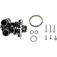 KIT-070224-104 4-Piece Kit Water Pump, 2.0L, 4Cyl, New, Includes (1) Water Pump, (1) Water Pipe, (1) Coolant/Antifreeze and (1) Water Pipe O-Ring
