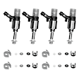 KIT-070224-107 8-Piece Kit Fuel Injector 2.0L, 4Cyl - 8-Piece Kit, New, Includes (4) Fuel Injector and (4) Fuel Injector Seal
