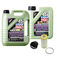 KIT-070224-114 4-Piece Kit Full Synthetic Motor Oil, 4-Piece Kit, Genuine Audi, Volkswagen, Includes (1) Oil Drain Plug, (2) Motor Oil and (1) Oil Filter