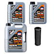 KIT-070224-183 4-Piece Kit Synthetic Motor Oil, 4-Piece Kit, Includes (3) Motor Oil and (1) Oil Filter