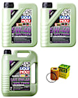 KIT-070224-193 6-Piece Kit Full Synthetic Motor Oil, 6-Piece Kit, Genuine BMW, Includes (2) Engine Oil Filter Housing Cover O-Ring, (3) Motor Oil and (1) Oil Filter