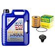 KIT-070224-197 3-Piece Kit Synthetic Motor Oil, 5 Liters, 3-Piece Kit, Includes (1) Oil Drain Plug, (1) Motor Oil and (1) Oil Filter