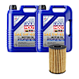 2020 BMW X5 - 3-Piece Kit Synthetic Motor Oil, 5 Liters, Includes (2) Motor Oil and (1) Oil Filter