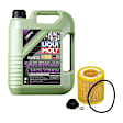 2016 BMW 528i - 2-Piece Kit Full Synthetic Motor Oil, 5 Liters, Includes (1) Motor Oil and (1) Oil Filter