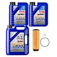 KIT-070224-214 4-Piece Kit Synthetic Motor Oil, 4-Piece Kit, Genuine BMW, Includes (3) Motor Oil and (1) Oil Filter