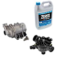 KIT-070224-270 3-Piece Kit Water Pump, 3.0L, 6Cyl, New Genuine BMW, Includes (1) Water Pump, (1) Thermostat and (1) Coolant/Antifreeze