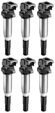 KIT-070224-304 12-Piece Kit Ignition Coil and Spark Plug Kit, Genuine BMW, Includes (6) Ignition Coil and (6) Spark Plug