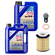 KIT-070224-385 5-Piece Kit Synthetic Motor Oil, 5-Piece Kit, Genuine Mercedes Benz, Includes (1) Oil Drain Plug, (1) Oil Filter, (2) Motor Oil and (1) Oil Drain Plug Gasket