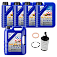 KIT-070224-397 7-Piece Kit Synthetic Motor Oil, 7-Piece Kit, Genuine Mercedes Benz, Includes (5) Motor Oil, (1) Oil Filter and (1) Oil Drain Plug Gasket