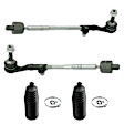 KIT-070224-426 4-Piece Kit Tie Rod Assembly - 4-Piece Kit, Includes (2) Tie Rod Assembly and (2) Steering Rack Boot