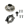 2017 Audi A6 - 2-Piece Kit Front or Rear, Driver or Passenger Side Wheel Hub, enginedesignationname: CYNB; Sedan, Automatic Dual Clutch Transaxle, Sedan, 5 Lugs, Includes (1) Wheel Bearing and (1) Wheel Hub