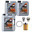 KIT-070224-560 6-Piece Kit Synthetic Motor Oil, 6-Piece Kit, Genuine Porsche, Includes (2) Oil Drain Plug, (3) Motor Oil and (1) Oil Filter