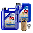 KIT-070224-663 4-Piece Kit Synthetic Motor Oil, 4-Piece Kit, Genuine Audi, Volkswagen, Includes (1) Oil Filter, (2) Motor Oil and (1) Oil Drain Plug
