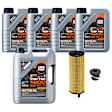KIT-070224-696 7-Piece Kit Synthetic Motor Oil, 7-Piece Kit, Genuine Audi, Volkswagen, Includes (1) Oil Drain Plug, (1) Oil Filter and (5) Motor Oil