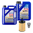 2012 Audi A3 - 4-Piece Kit Synthetic Motor Oil, Includes (1) Oil Filter, (2) Motor Oil and (1) Oil Drain Plug