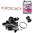 KIT-070224-731 4-Piece Kit Water Pump, New, Includes (1) Water Pump, (1) Intake Manifold Gasket, (1) Coolant/Antifreeze and (1) Water Pipe