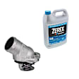 KIT-070224-751 2-Piece Kit Genuine Mercedes Benz Thermostat, Includes (1) Thermostat and (1) Coolant/Antifreeze