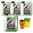 KIT-070224-810 5-Piece Kit Full Synthetic Motor Oil, 5-Piece Kit, Genuine BMW, Includes (4) Motor Oil and (1) Oil Filter