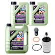 KIT-070224-820 6-Piece Kit Full Synthetic Motor Oil, 6-Piece Kit, Genuine Mercedes Benz, Includes (1) Oil Drain Plug, (3) Motor Oil, (1) Oil Filter and (1) Oil Drain Plug Gasket