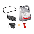 KIT-070224-825 6-Piece Kit Automatic Transmission Fluid Includes (1) Pan Gasket, (1) Gear Pin, (1) Seal Ring, (1) Fluid, (1) Fill Pipe Cover and (1) Filter