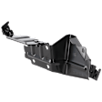 7-Piece Kit, Front, Driver and Passenger Side, Outer Bumper, Chrome, Includes (1) Bumper, (2) Bumper Bracket, (1) Bumper Cover, (2) Fog Light Cover, and (1) Valance