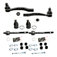 8-Piece Kit Front, Driver and Passenger Side, Inner and Outer, Lower, Front To End Tie Rod End Includes (2) Ball Joint, (2) Sway Bar Link and (4) Tie Rod End
