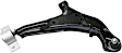 6-Piece Kit Front, Driver and Passenger Side, Inner and Outer, Lower, Front To End Control Arm, includes (2) Control Arm, (2) Sway Bar Link, and (2) Tie Rod End
