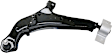 6-Piece Kit Front, Driver and Passenger Side, Inner and Outer, Lower, Front To End Control Arm, includes (2) Control Arm, (2) Sway Bar Link, and (2) Tie Rod End