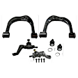 6-Piece Kit Front, Driver and Passenger Side, Upper and Lower Control Arm, includes (4) Ball Joint and (2) Control Arm