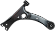 6-Piece Kit Front, Driver and Passenger Side, Outer, Lower Control Arm, Includes (2) Control Arm, (2) Ball Joint and (2) Tie Rod End