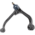 6-Piece Kit Front, Driver and Passenger Side, Upper, Outer Control Arm, includes (2) Control Arm, (2) Sway Bar Link, and (2) Tie Rod End
