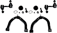 2008 Nissan Titan PRO-4X - 6-Piece Kit Front, Driver and Passenger Side, Upper and Lower Control Arm, 4WD,  Includes (2) Ball Joint, (2) Control Arm, and (2) Sway Bar Link