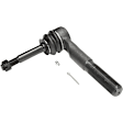 2-Wheel Set Front, Driver and Passenger Side, Upper and Lower, Outer, At Pitman Arm Wheel Hubs, with Bearing, with Ball Joints, Drag Link, Tie Rod Adjusting Sleeve, and Tie Rod Ends, 4WD