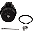 2-Wheel Set Front, Driver and Passenger Side, Upper and Lower, Outer, At Pitman Arm Wheel Hubs, with Bearing, with Ball Joints, Drag Link, Tie Rod Adjusting Sleeve, and Tie Rod Ends, 4WD