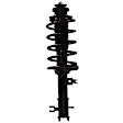 4-Piece Kit Front, Driver and Passenger Side Fully Loaded Strut, Includes (2) Sway Bar Link and (2) Shock Absorber and Strut Assembly