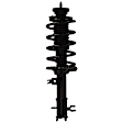 4-Piece Kit Front, Driver and Passenger Side Fully Loaded Strut, Includes (2) Sway Bar Link and (2) Shock Absorber and Strut Assembly