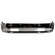 3-Piece Kit Front, Driver and Passenger Side, Upper and Lower Bumper Chrome, Includes (1) Bumper, (1) Bumper Cover and (1) Bumper Bracket