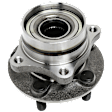 2-Wheel Set Front, Driver and Passenger Side, Outer Wheel Hub, 5 Lugs, With Bearing,, 1.5L, 4Cyl, Includes (2) Tie Rod End and (2) Wheel Hub