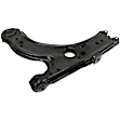 4-Piece Kit Front, Driver and Passenger Side, Lower, Outer Control Arm, includes (2) Control Arm and (2) Tie Rod End