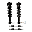 2015-2020 Ford F-150 - 4-Piece Kit Front, Driver and Passenger Side Fully Loaded Strut, 4WD, Includes (2) Sway Bar Link and (2) Shock Absorber and Strut Assembly