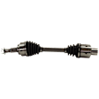 4-Piece Kit Front Axle Assembly - New 4-Piece Kit, Includes (2) Wheel Hub and (2) Axle Assembly