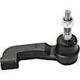 4-Piece Kit Front, Driver and Passenger Side, Upper, Outer Control Arm, includes (2) Control Arm and (2) Tie Rod End